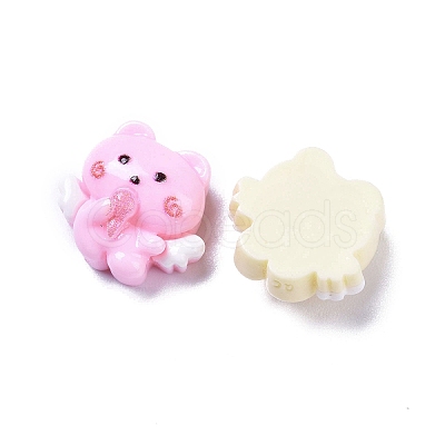 Opaque Cute Animal Resin Decoden Cabochons RESI-B024-02A-1