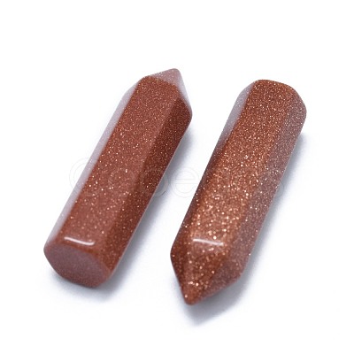 Synthetic Goldstone Pointed Beads G-G795-02-06B-1