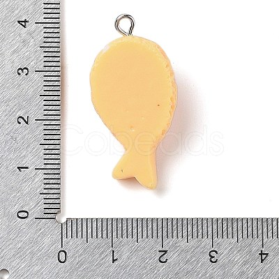 Resin Imitation Food Pendants FIND-U001-02I-1