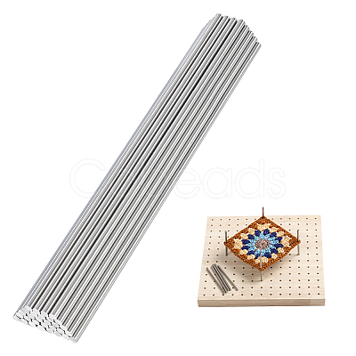 BENECREAT 30Pcs 304 Stainless Steel Rods STAS-BC0003-66-1