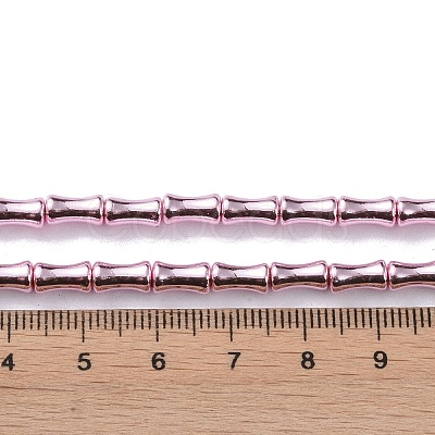 Electroplate Glass Beads Strands EGLA-Q128-13E-1