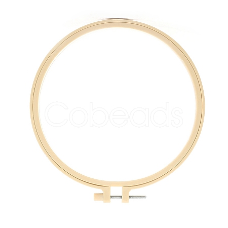 Plastic Imitation Bamboo Cross Stitch Embroidery Hoops PW23031393465-1