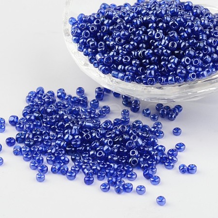 Round Glass Seed Beads X-SEED-A006-3mm-108-1