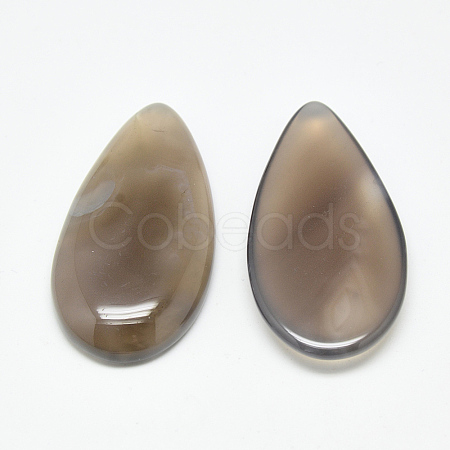 Dyed Natural Strip Agate Cabochons G-Q957-05C-1