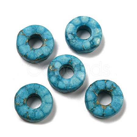 Dyed Synthetic Turquoise Beads G-B070-22B-1