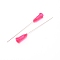 Plastic Fluid Precision Blunt Needle Dispense Tips, with 304 Stainless Steel Pin, Deep Pink, 6.75x0.77cm, Inner Diameter: 0.42cm, Pin: 0.5mm