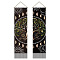 Polyester Wall Hanging Tapestry, for Bedroom Living Room Decoration, Rectangle, Tree of Life, 1160x330mm, 2pcs/set