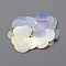 Iridescent PVC Paillette/Sequins Pendants, Flat Round, Ornament Accessories, Plum, 19x0.2mm, Hole: 1.4mm, about 250pcs/bag