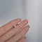 Alloy Earrings for Women, with 925 Sterling Silver Pin, Column, 10mm