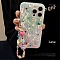 Silver Down Dopamine Stars TPU Plastic Mobile Phone Cover, Colorful, 16.1x7.85x0.8cm, Fit for iphone 14 Promax