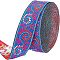 Polyester Grosgrain Ribbon, Single Face, Purple, 1 inch(25mm), 7m/roll