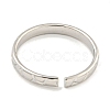 Non-Tarnish 304 Stainless Steel Open Cuff Finger Rings for Unisex RJEW-P114-06P-3