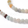 Natural Flower Amazonite Beads Strands G-D608-4mm-5