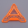 ABS Plastic Cube Tripod Puzzle Display Holder ODIS-WH0007-17A-1