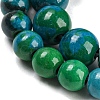 Synthetic Chrysocolla Beads Strands G-L529-B01-12mm-6