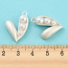 Alloy with ABS Plastic Imitation Pearl Pendants FIND-G062-07MS-4