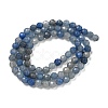 Dyed & Heated Natural Blue Aventurine Beads Strands G-E571-A10-04-3