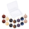 SUNNYCLUE 14Pcs 7 Style Natural Gemstone Charms G-SC0001-50-1