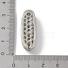 Rack Plating Brass Micro Pave Clear Cubic Zirconia Pendants ZIRC-U002-P-I-3