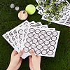 Olycraft 26 Sheets 2 Styles PVC Plastic Waterproof Stickers DIY-OC0004-24B-3