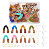 Biyun DIY V-shape Dangle Earrings Making Kit DIY-BY0001-42-11