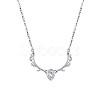 925 Sterling Silver Pendant Necklaces NJEW-BB34121-5