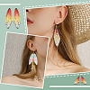 DIY Butterfly Wings Dangle Earring Making Kit DIY-TA0004-45-8