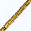 Electroplate Non-magnetic Synthetic Hematite Beads Strands G-I094-01-3
