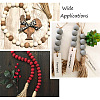 120Pcs 6 Style Natural Wood Beads WOOD-YS0001-02-8