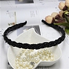 Plastic Pearl Beaded Hair Bands PW-WG46126-01-1