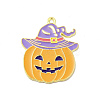 Hallowmas Alloy Enamel Pendants ENAM-A143-07LG-02-1