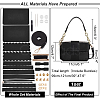 DIY PU Leather Braided Women's Crossbody Handbag Making Kits DIY-WH0349-47A-2