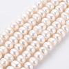 Grade AAA Natural Cultured Freshwater Pearl Beads Strands PEAR-N015-01A-2