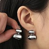 304 Stainless Steel Stud Earrings EJEW-K269-01P-3