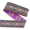 Ethnic Style Embroidery Polyester Ribbons OCOR-WH0070-04B-1