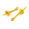 Brass Bead Cap Bails KK-G502-17A-G-2