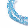 Electroplate Glass Beads Strands EGLA-E057-01A-01-3