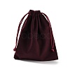 Velvet Jewelry Drawstring Storage Pouches ABAG-P013-02D-04-2