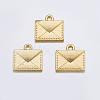 Tibetan Style Alloy Mail Charms EA10712Y-G-1