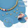 PandaHall Elite 200Pcs 2 Colors Brass Spacer Beads KK-PH0006-56A-4