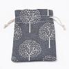 Polycotton(Polyester Cotton) Packing Pouches Drawstring Bags ABAG-T006-A21-3
