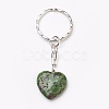 Natural Ruby in Zoisite Keychain KEYC-JKC00166-01-1
