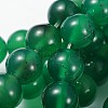 Round Natural Green Onyx Agate Beads Strands G-S119-03-8mm-3