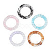 Two Tone Transparent Resin Decoden Cabochons CRES-S302-37-1