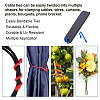 CRASPIRE 24Pcs 24 Style Reusable Silicone Cable Tie AJEW-CP0001-94-6