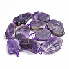 Natural Amethyst Beads Strands G-S268-02-2