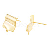 Brass Stud Earring Findings KK-N231-411-3