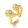 Rack Plating Brass Open Cuff Rings for Women RJEW-M162-30G-1