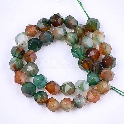 Natural Agate Beads Strands G-T121-08C-1