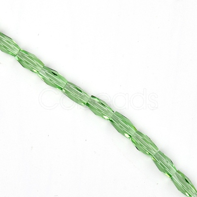 Glass Quartz Faceted Beads Strands GLAA-WH0025-63A-1